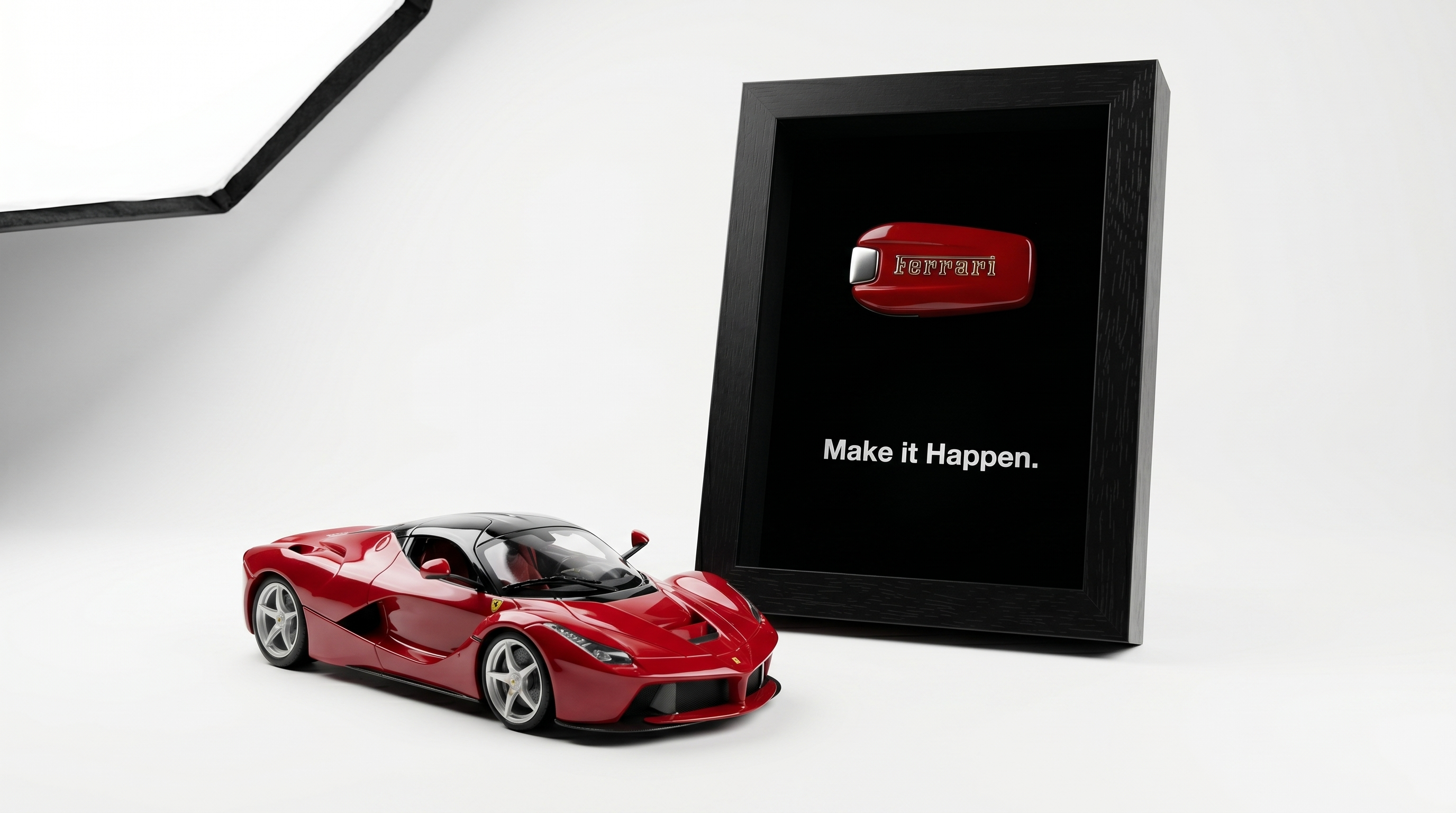 MAKE IT HAPPEN. — Ferrari Key Art Frame | Limited Edition