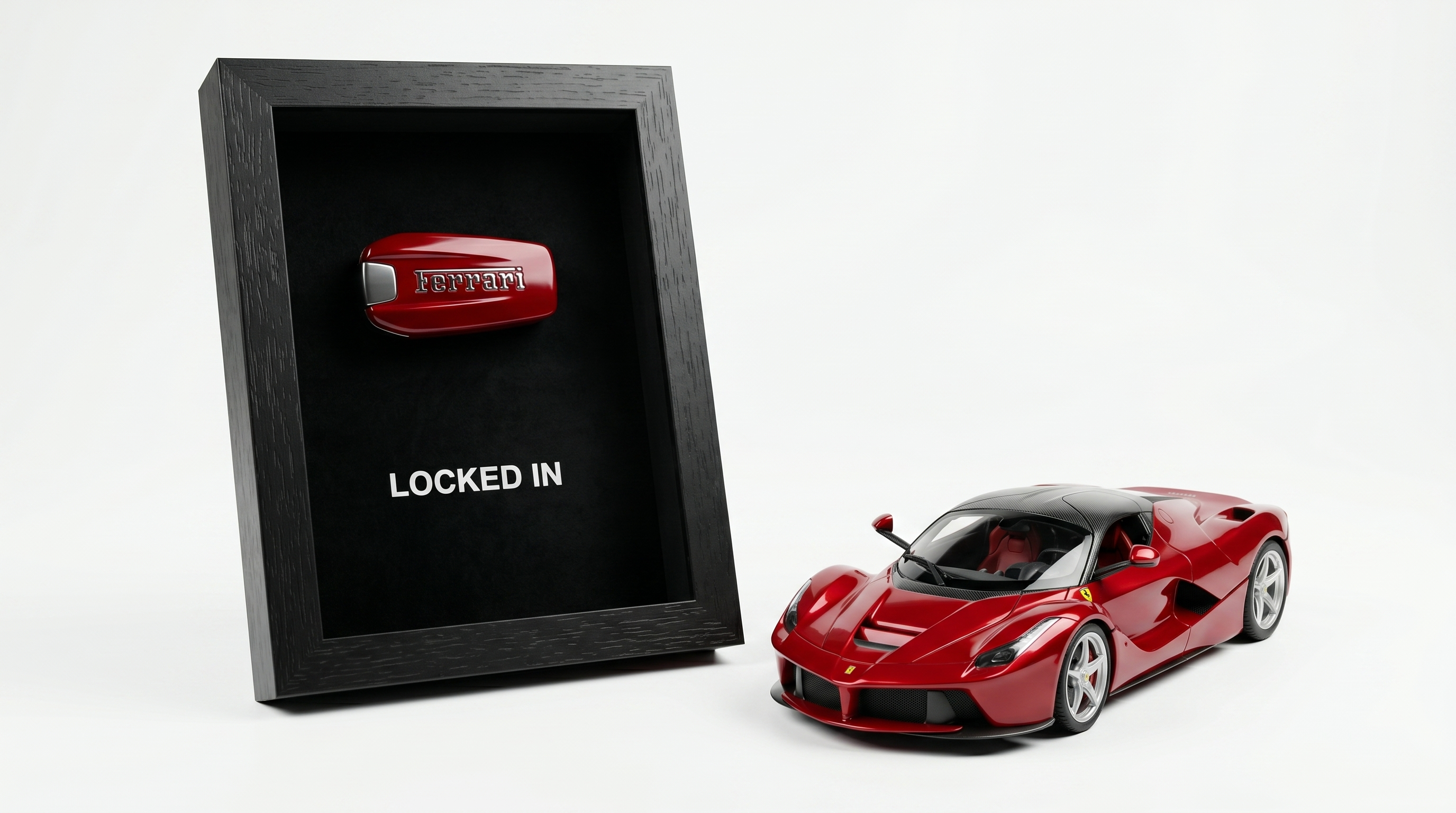 LOCKED IN. — Ferrari Key Art Frame | Limited Edition