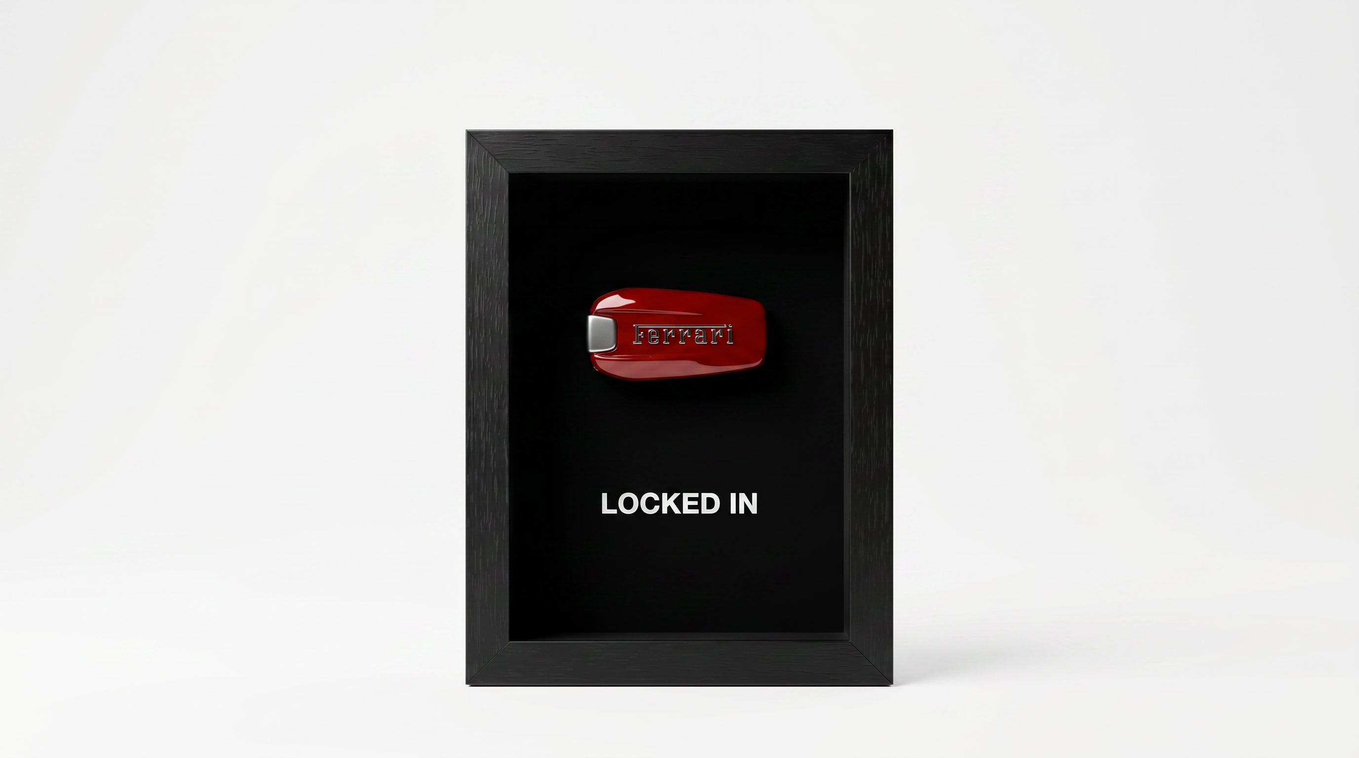 LOCKED IN. — Ferrari Key Art Frame | Limited Edition