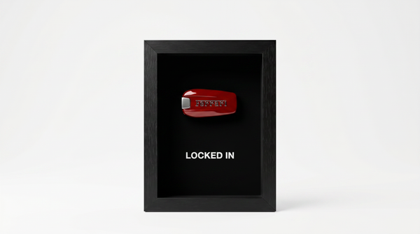 LOCKED IN. — Ferrari Key Art Frame | Limited Edition