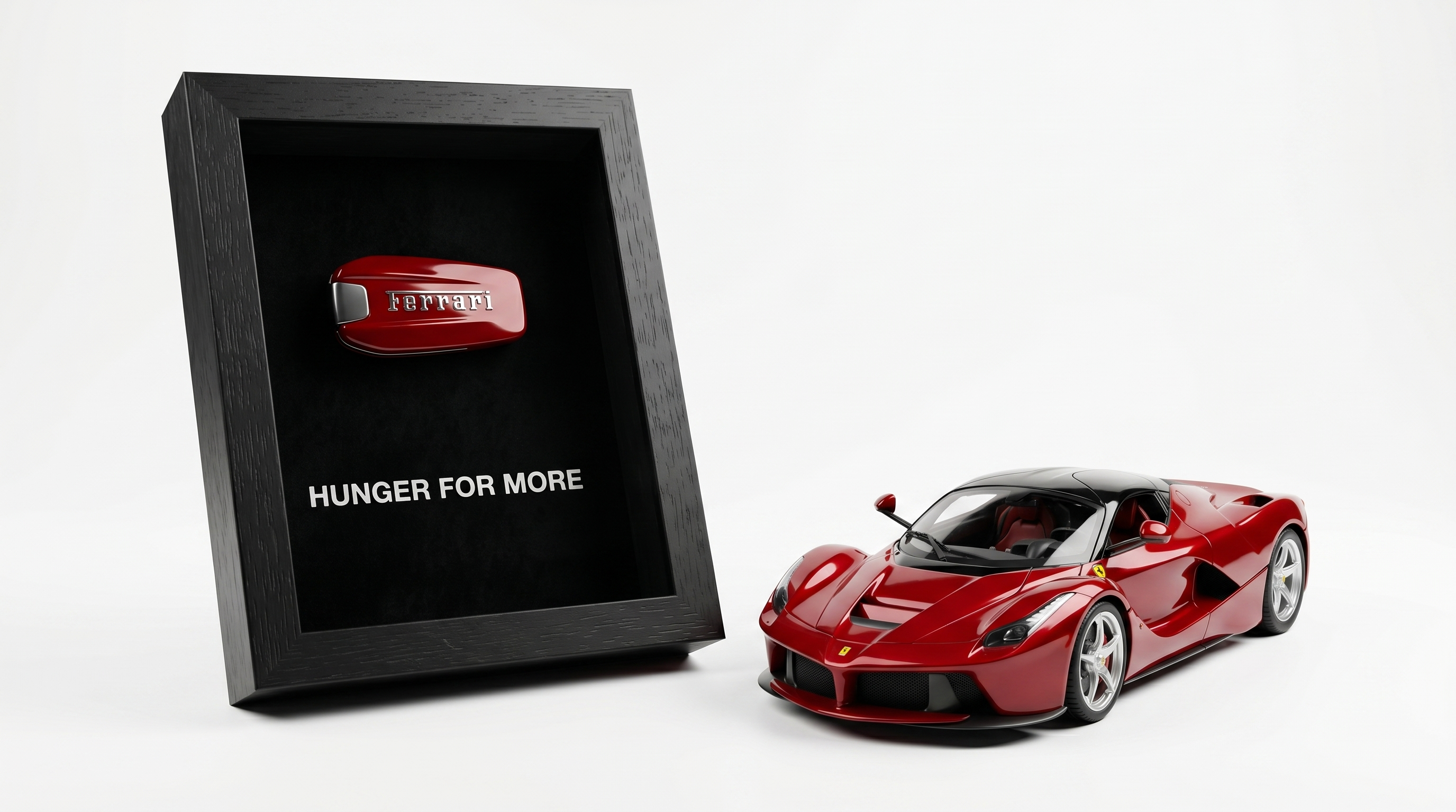 HUNGER FOR MORE. — Ferrari Key Art Frame | Limited Edition