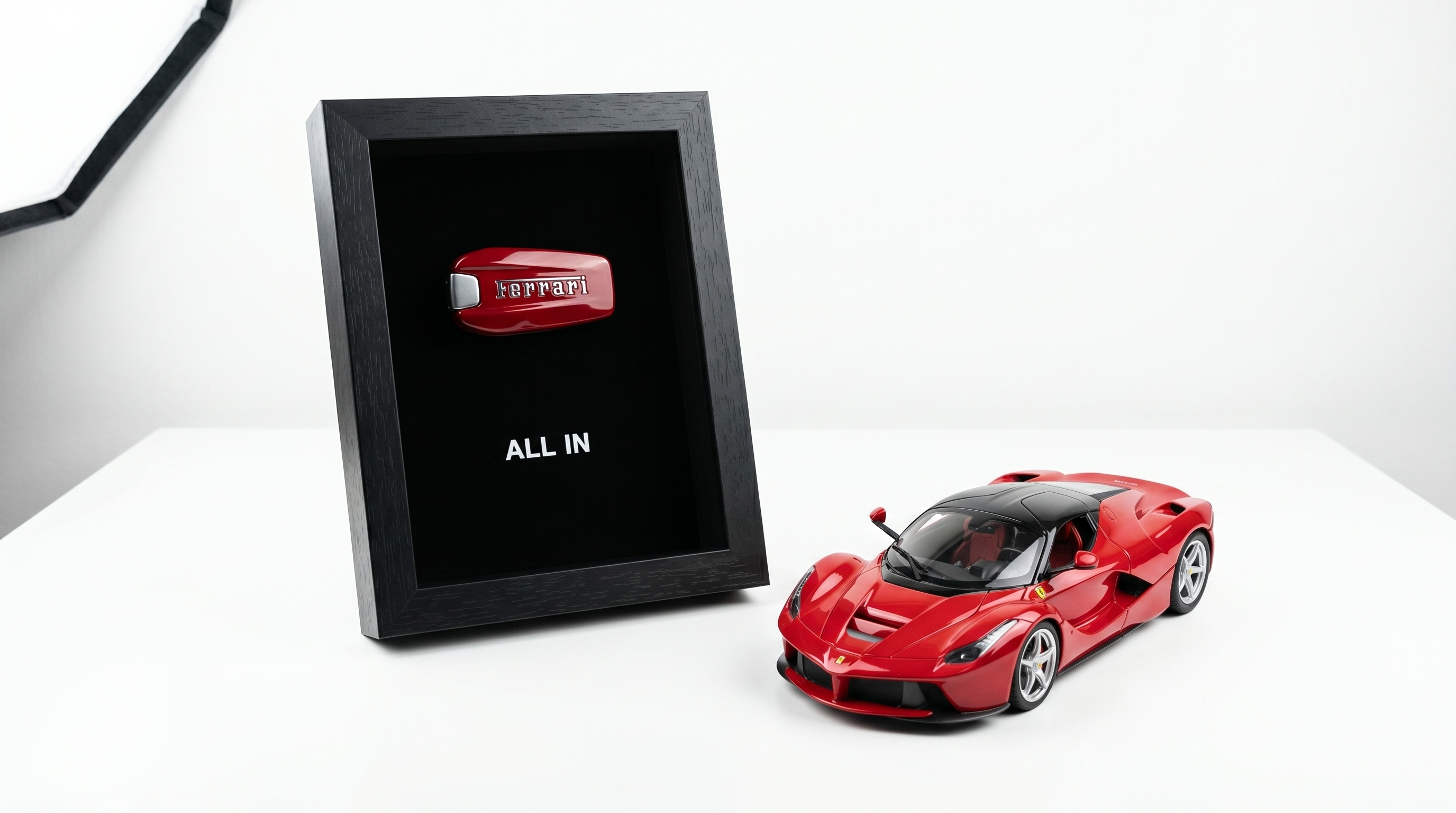 ALL IN. — Ferrari Key Art Frame | Limited Edition
