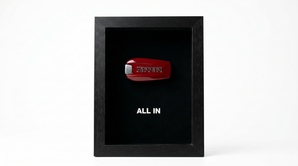 ALL IN. — Ferrari Key Art Frame | Limited Edition