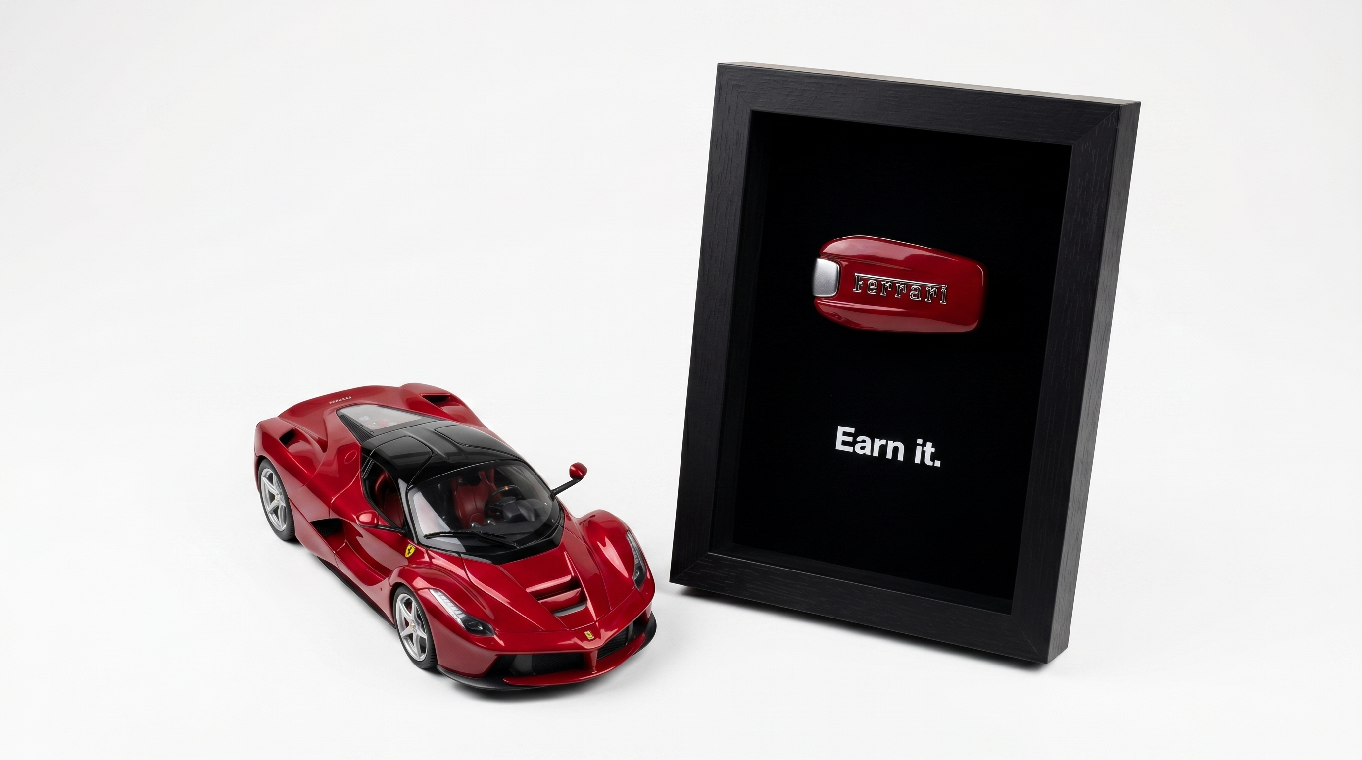EARN IT. — Ferrari Key Art Frame | Limited Edition