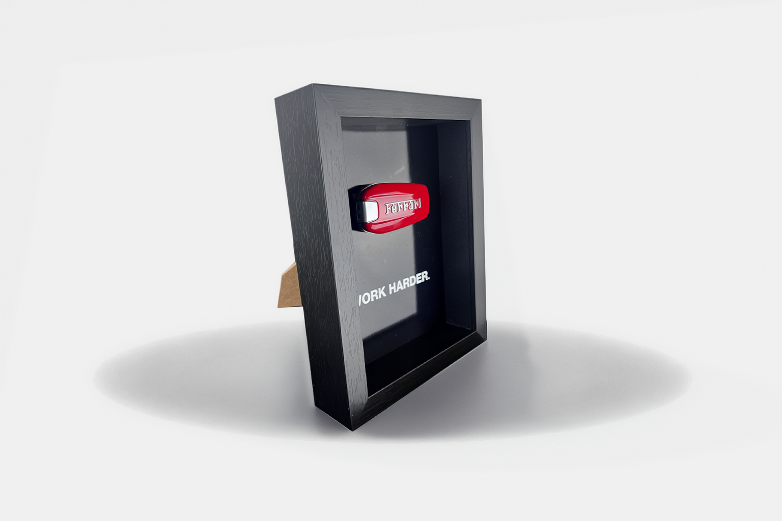 WORK HARDER. — Ferrari Key Art Frame | Limited Edition